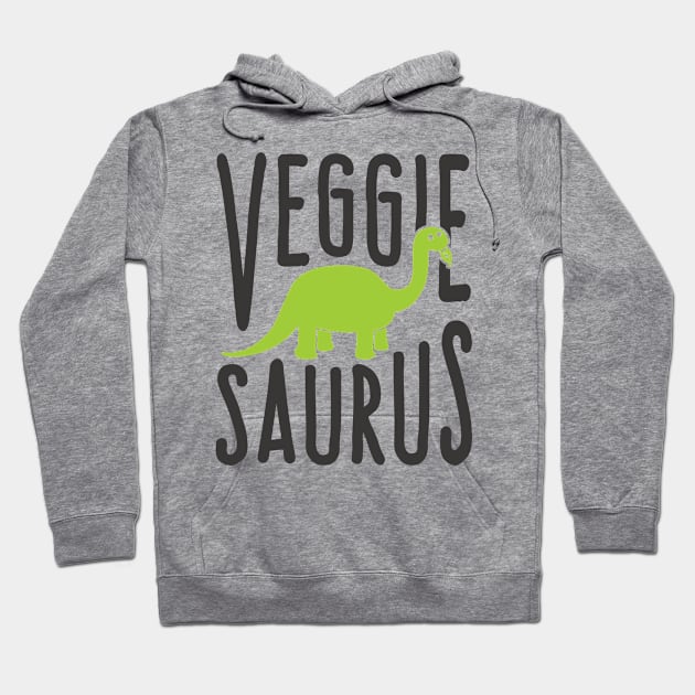 Dinosaur Vegetarian Shirt - Veggiesaurus Hoodie by redbarron